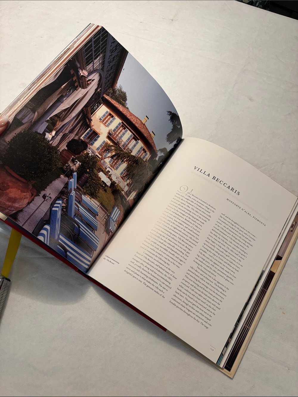 Rizzoli Italian Hideaways Coffee Table Book - Red & Gold Tones - Picture 3 of 8
